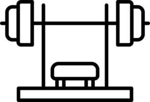 Bench Press Vector Icon