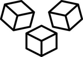 Cube Vector Icon