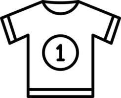 icono de vector de camiseta