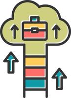 Career Path Vector Icon