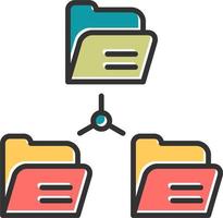 File Sharing Vector Icon