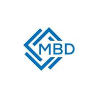 MBD letter logo design on white background. MBD creative circle letter logo concept. MBD letter design.MBD letter logo design on white background. MBD c vector