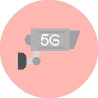 5g Cctv Camera Vector Icon