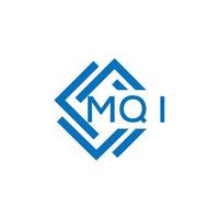 mqi creativo circulo letra logo concepto. mqi letra diseño. vector