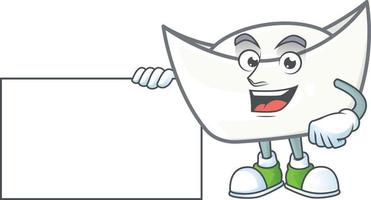 Chinese white ingot mascot vector