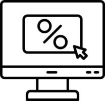 Online Discount Vector Icon