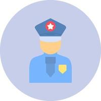 icono de vector de policía