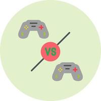 Player VS Player Vector Icon