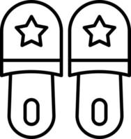 Slippers Vector Icon