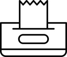 Tissue Box Vector Icon