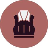 Sleeveless Jacket Vector Icon