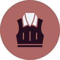 Sleeveless Jacket Vector Icon