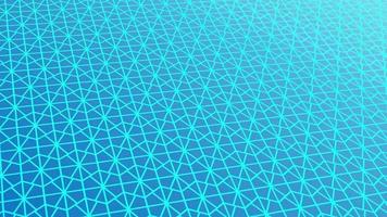 animated abstract pattern with geometric elements in blue tones gradient background video