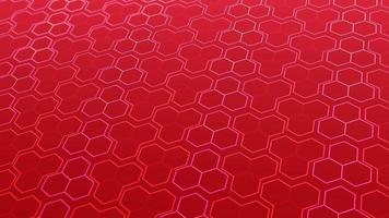 animated abstract pattern with geometric elements in red tones gradient background video