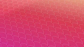 animiert abstrakt Muster mit geometrisch Elemente im rosa-gold Töne Gradient Hintergrund video