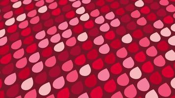 animated abstract pattern with geometric elements in red tones gradient background video