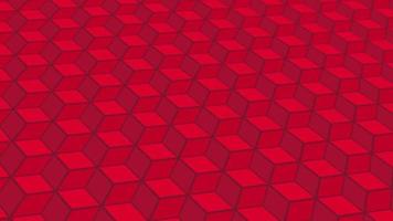 animated abstract pattern with geometric elements in red tones gradient background video