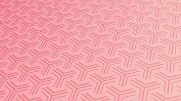 animiert abstrakt Muster mit geometrisch Elemente im Rosa Töne Gradient Hintergrund video