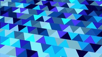 animated abstract pattern with geometric elements in blue tones gradient background video