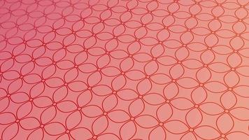 animated abstract pattern with geometric elements in pink-gold tones gradient background video