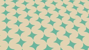 animated abstract pattern With geometric elements in retro vintage tones. gradient background video