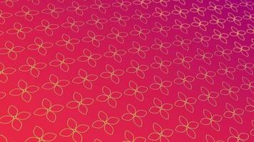 animated abstract pattern with geometric elements in red tones gradient background video