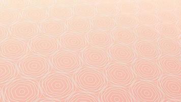 Animated abstract pattern with geometric elements in the shape of a rose. pink gradient background video