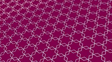 animato astratto modello con geometrico elementi nel rosa toni pendenza sfondo video