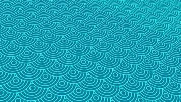 animated abstract pattern with geometric elements in blue tones gradient background video