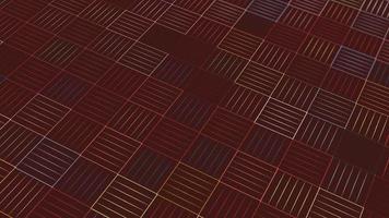 animated abstract pattern with geometric elements in red-multicolored tones gradient background video