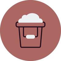 Sand Bucket Vector Icon