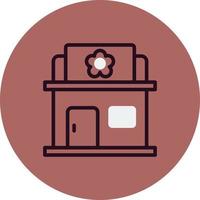 Flower Shop Vector Icon