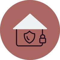 Home Secured Vector Icon