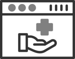 Medical Website Vector Icon