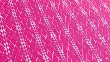 modello con geometrico elementi nel rosa toni. vettore astratto pendenza sfondo video