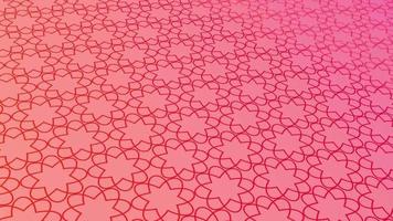 animated abstract pattern with geometric elements in pink-gold tones gradient background video