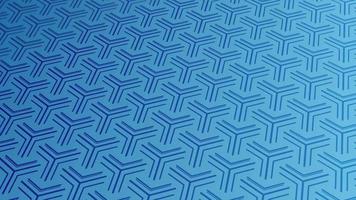 animated abstract pattern with geometric elements in blue tones gradient background video