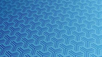 animated abstract pattern with geometric elements in blue tones gradient background video