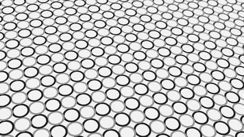 animated abstract pattern with geometric elements in white-gray tones gradient background video