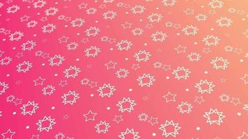 animated abstract pattern with geometric elements in pink-gold tones gradient background video