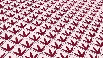 animated abstract pattern with geometric elements in red tones gradient background video