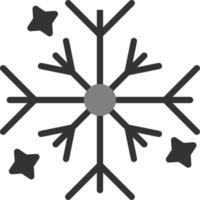 nieve vector icono