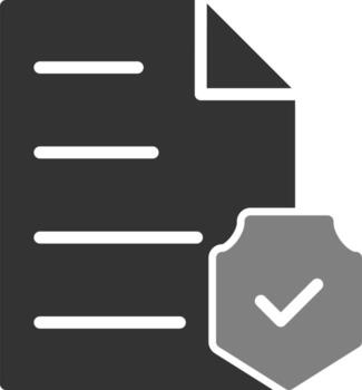 Document Encryption Vector Icon