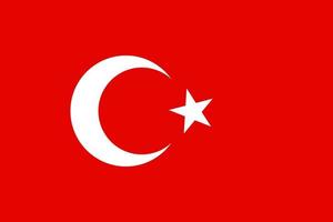 Turkey flag. Flag of Turkey vector page symbol for your web site design Turkey flag logo, app, UI. Turkey flag Vector illustration, EPS10