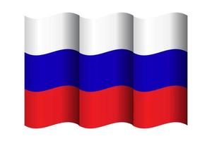 Russian flag. Flag of Russian Federation vector page symbol for web site design. Russian flag logo, app, UI. Russian Federation flag Vector illustration, EPS10