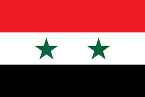 Syria flag. Flag of Syria vector page symbol for your web site design Syria flag logo, app, UI. Syria flag Vector illustration, EPS10