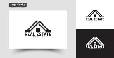 real estate company business logo modern minimalist eps 10 vector