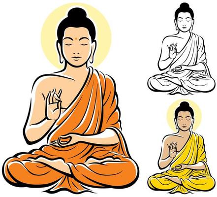 Buddha on White