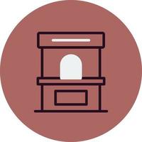 Ticket Box Vector Icon