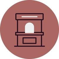 Ticket Box Vector Icon